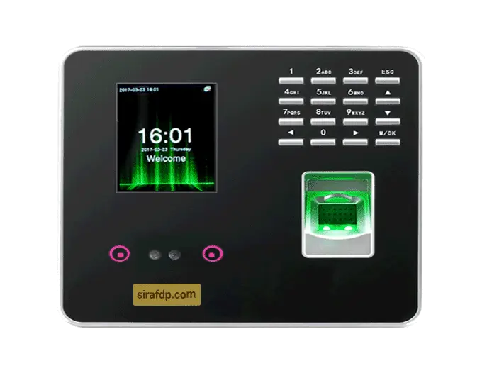 دستگاه حضور و غیاب تشخیص چهره و اثرانگشتی MB20